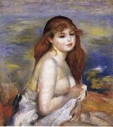 Pierre Renoir After the Bath(Little Bather) Norge oil painting reproduction